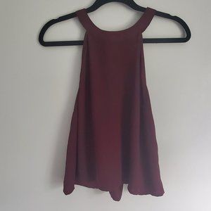 Burgundy tank top